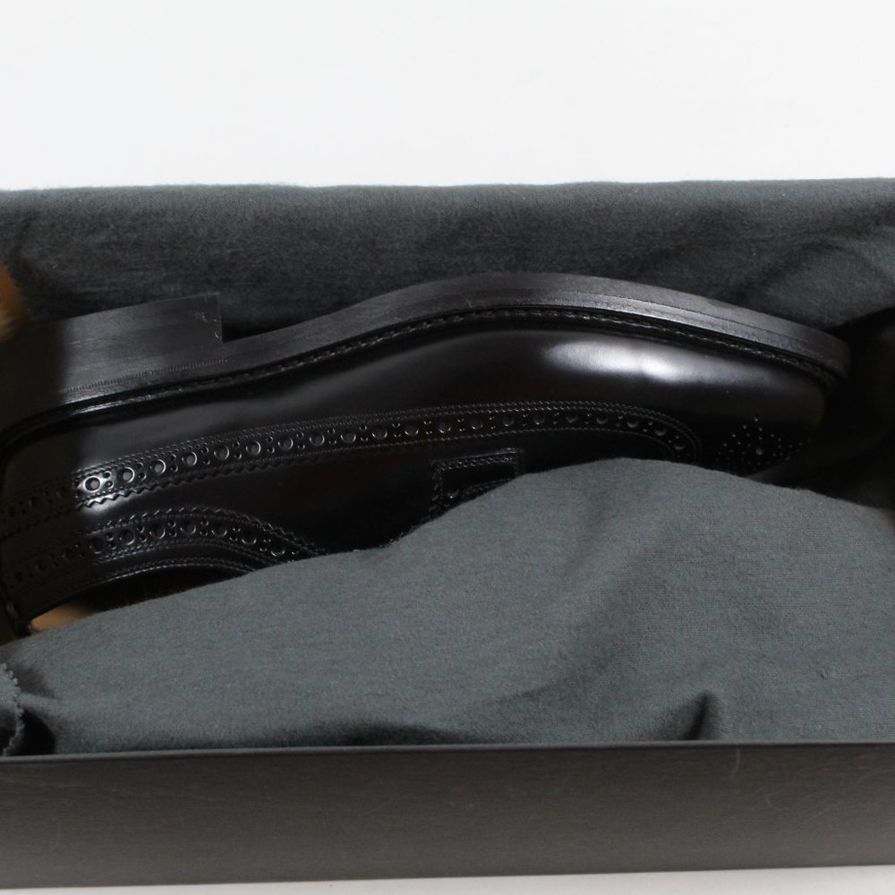 Loake Shoemakers Sovereign Leather Brogue Dress Shoe - Black 41EU / 7UK - Picture 5 of 7